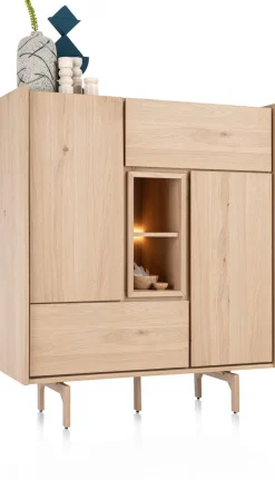 Dressoirs-XOOON Valgard Highboard Natural Sand