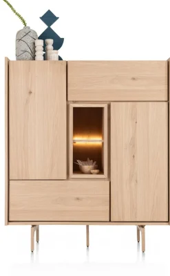 Dressoirs-XOOON Valgard Highboard Natural Sand