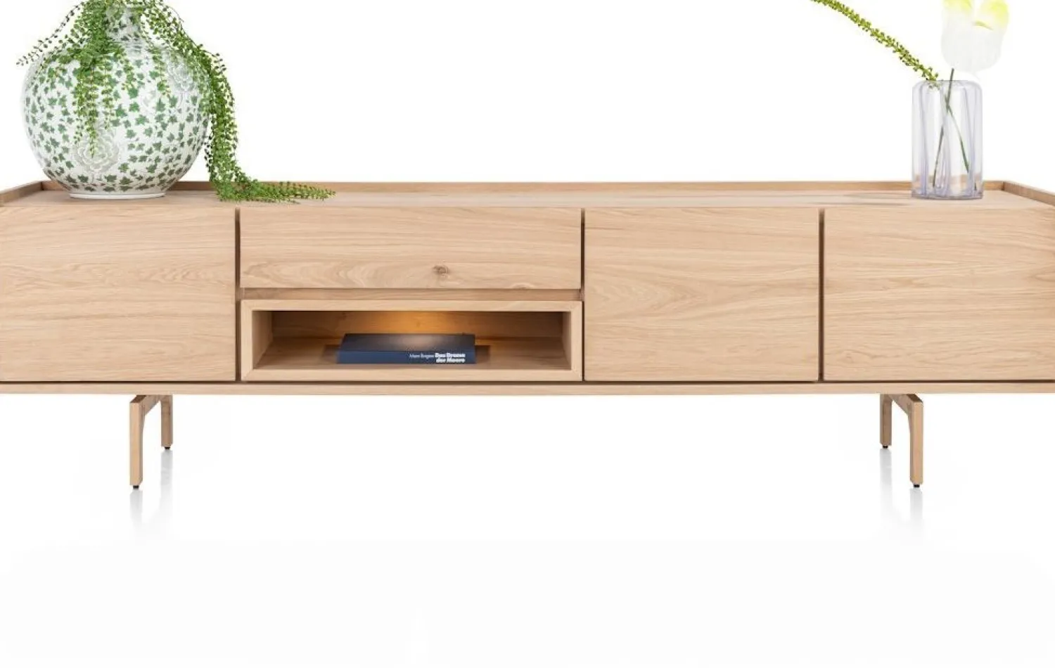Tv-Meubels-XOOON Valgard Lowboard Natural Sand