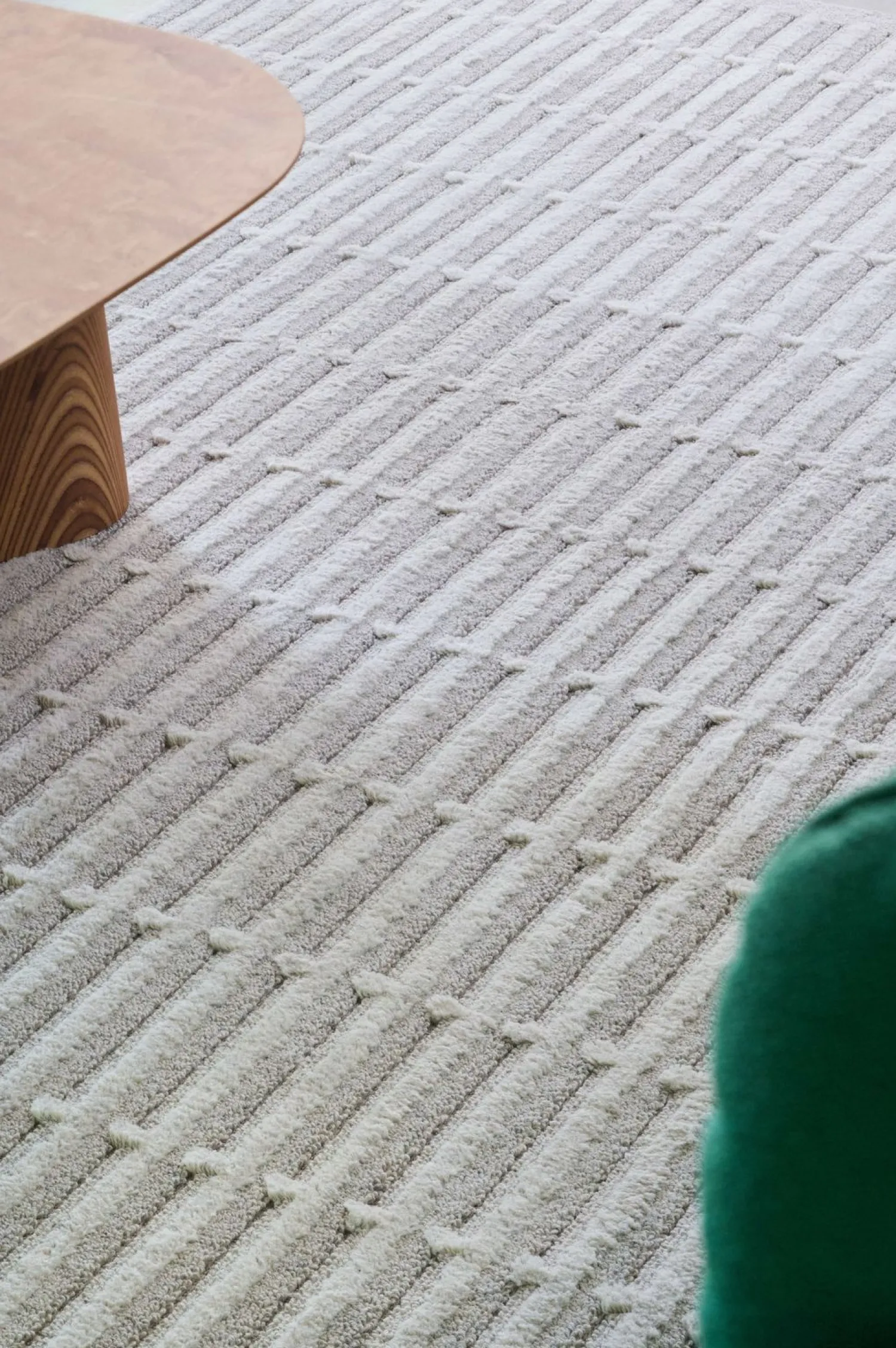 Vloerkleden|Wollen Vloerkleden-Leolux Valleys Vloerkleed Ivory