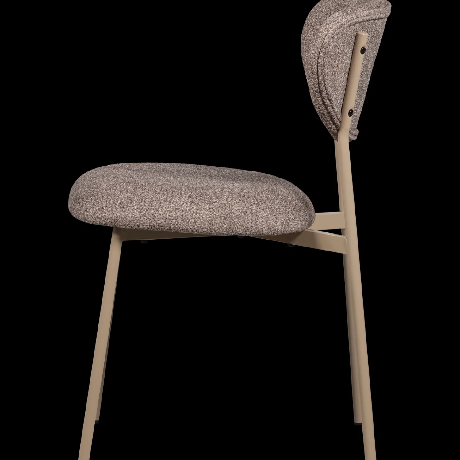 Eetkamerstoelen Zonder Armleuning-WOOOD Valor Eetkamerstoel Sand