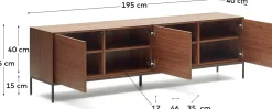 Tv-Meubels-Kave Home Vedrana Tv-meubel Bruin