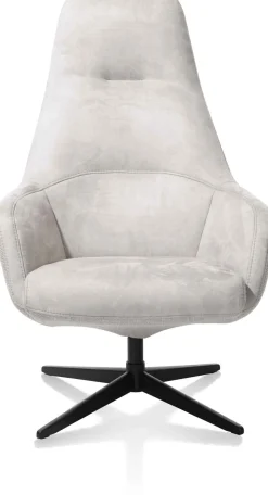 Draaifauteuils-XOOON Vernon Draaifauteuil Grijs