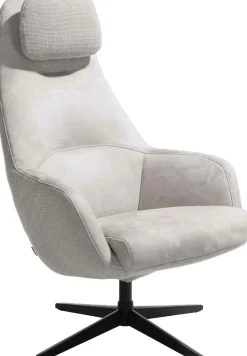 Draaifauteuils-XOOON Vernon Draaifauteuil Grijs