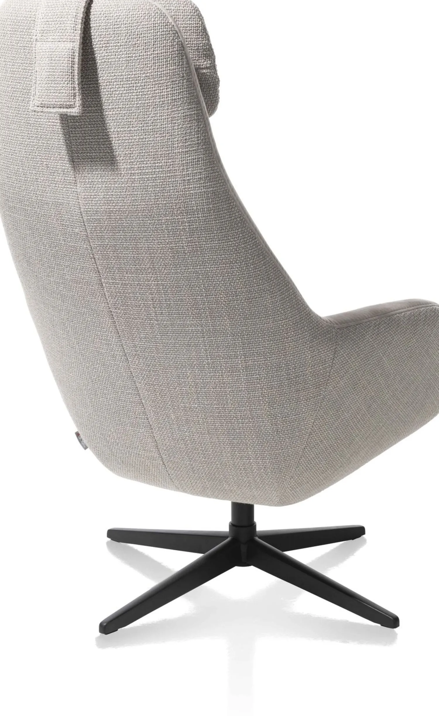 Draaifauteuils-XOOON Vernon Draaifauteuil Grijs