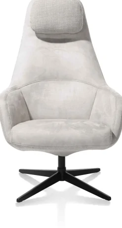 Draaifauteuils-XOOON Vernon Draaifauteuil Grijs