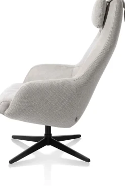 Draaifauteuils-XOOON Vernon Draaifauteuil Grijs