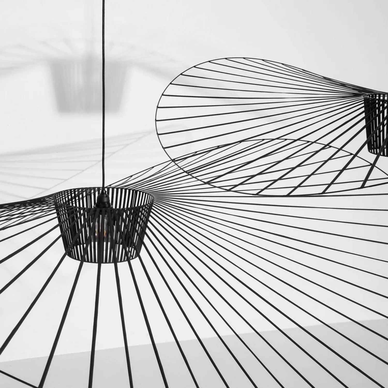 Moderne Hanglampen|Moderne Hanglampen-Petite Friture Vertigo L Hanglamp Zwart