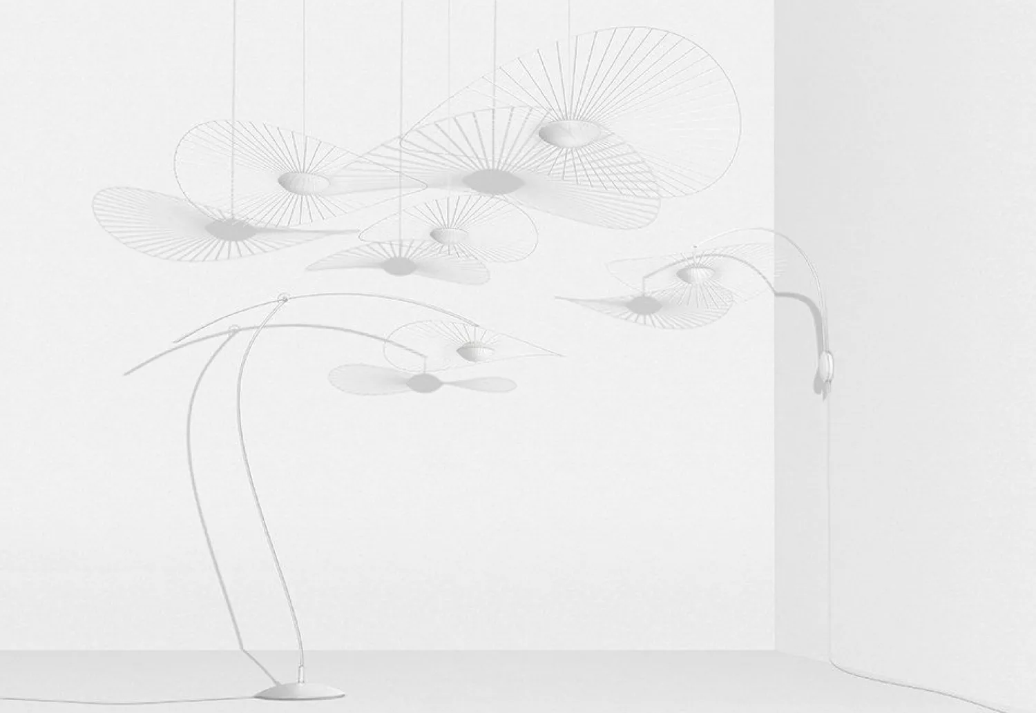 Design Hanglampen|Design Hanglampen-Petite Friture Vertigo Nova L Hanglamp Wit