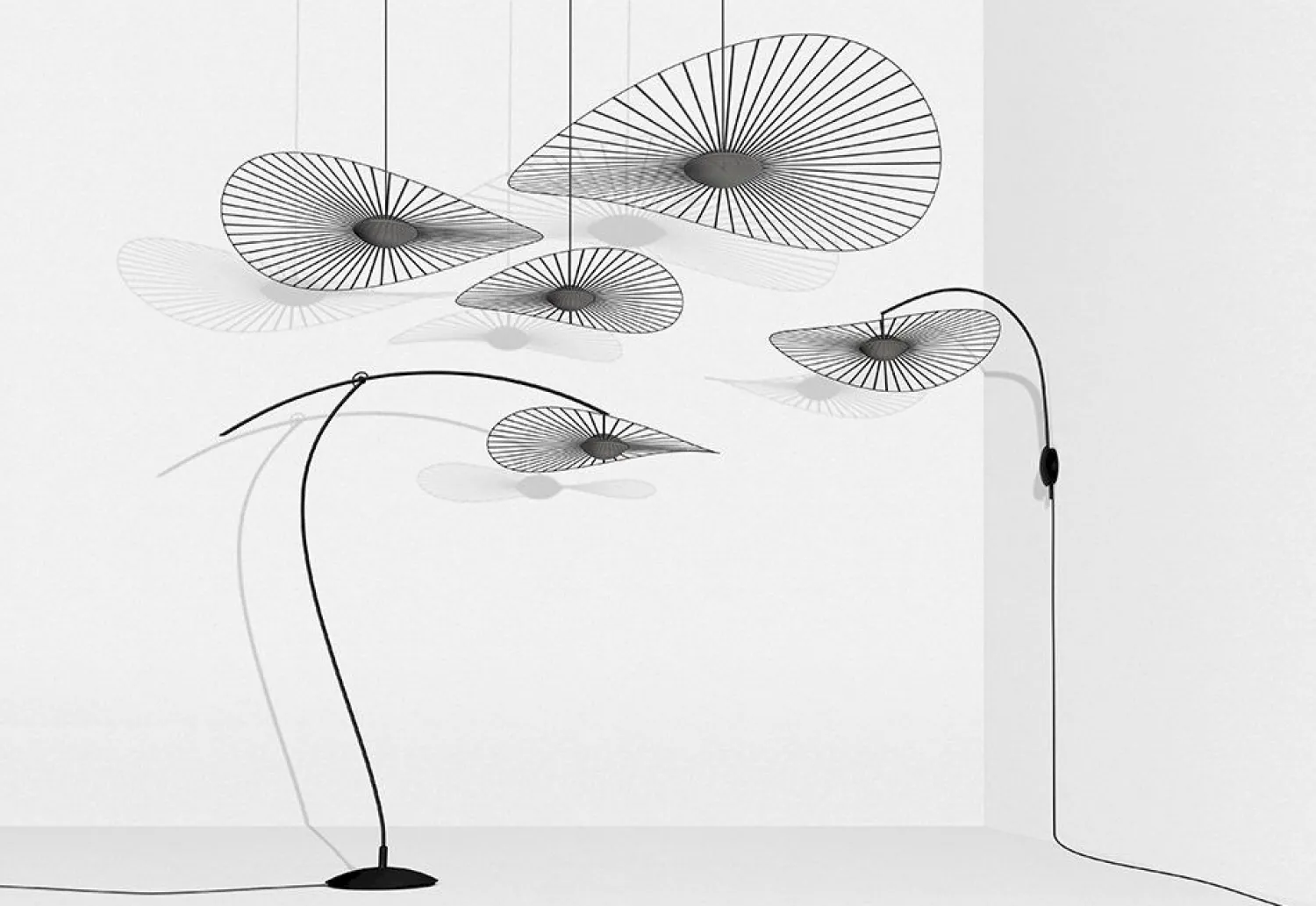 Design Hanglampen|Design Hanglampen-Petite Friture Vertigo Nova S Hanglamp Zwart