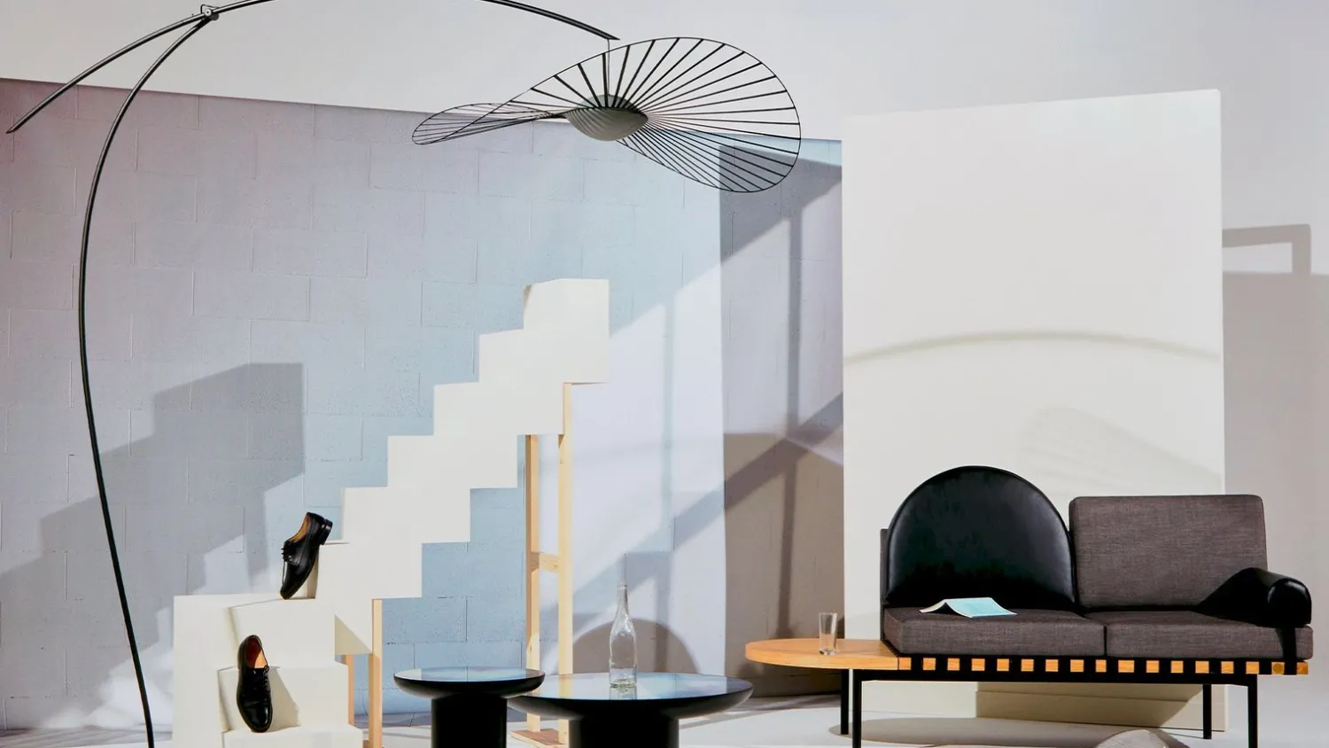 Design Vloerlampen|Vloerlampen-Petite Friture Vertigo Nova Vloerlamp Wit