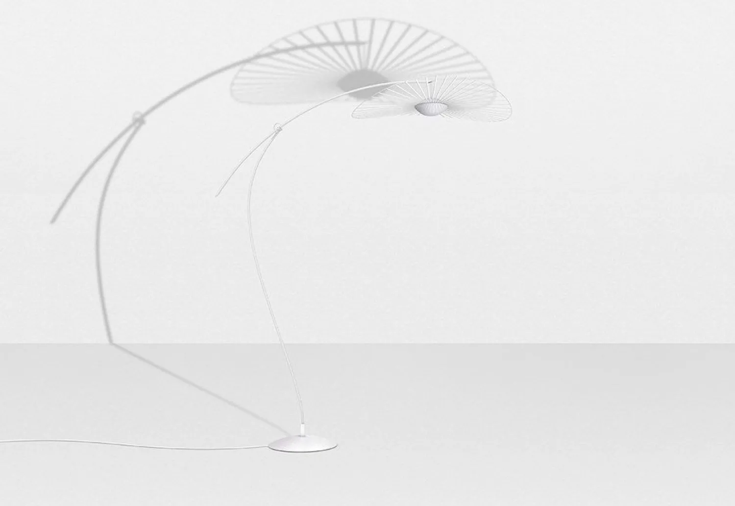 Design Vloerlampen|Vloerlampen-Petite Friture Vertigo Nova Vloerlamp Wit