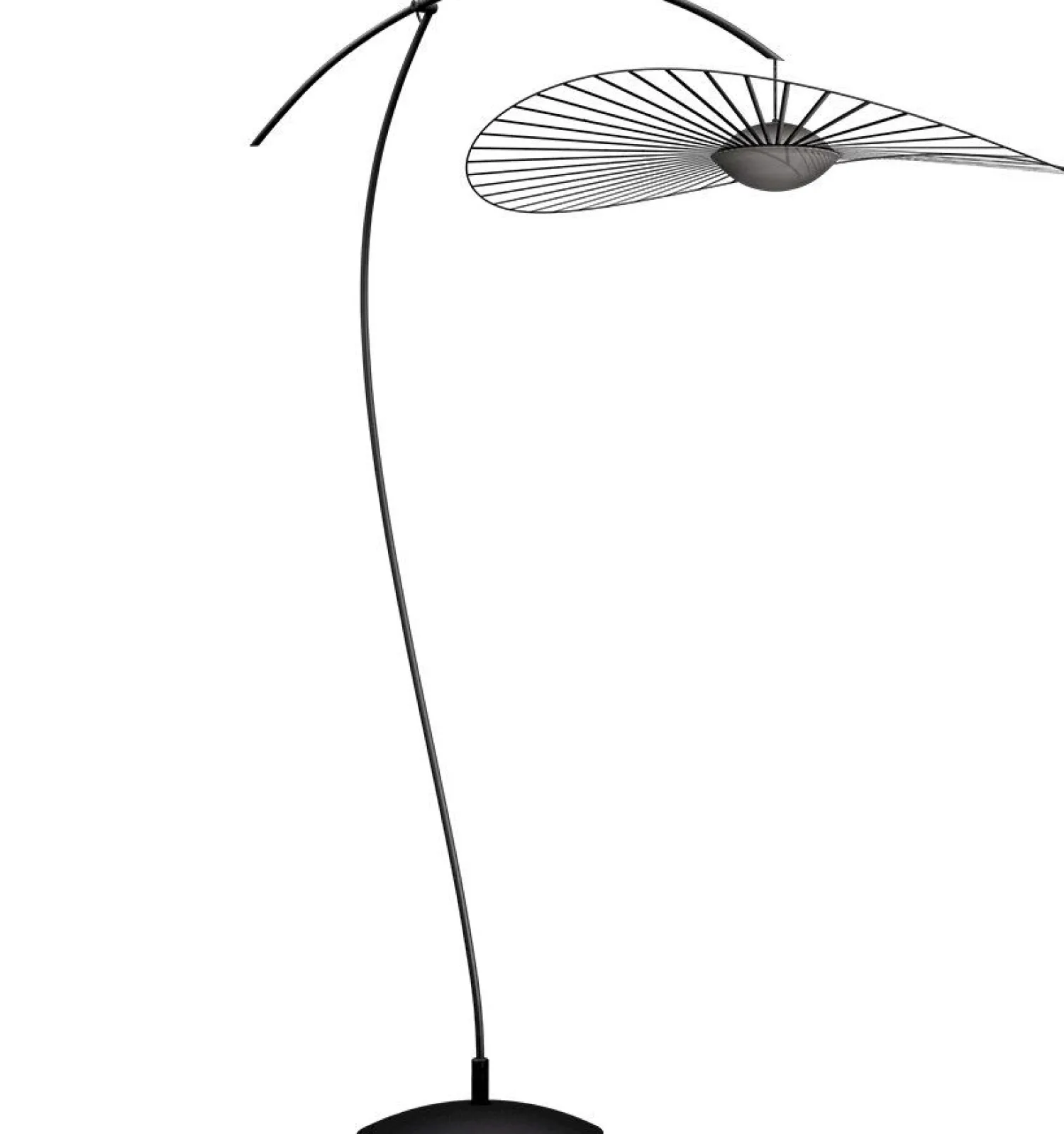 Design Vloerlampen|Vloerlampen-Petite Friture Vertigo Nova Vloerlamp Zwart