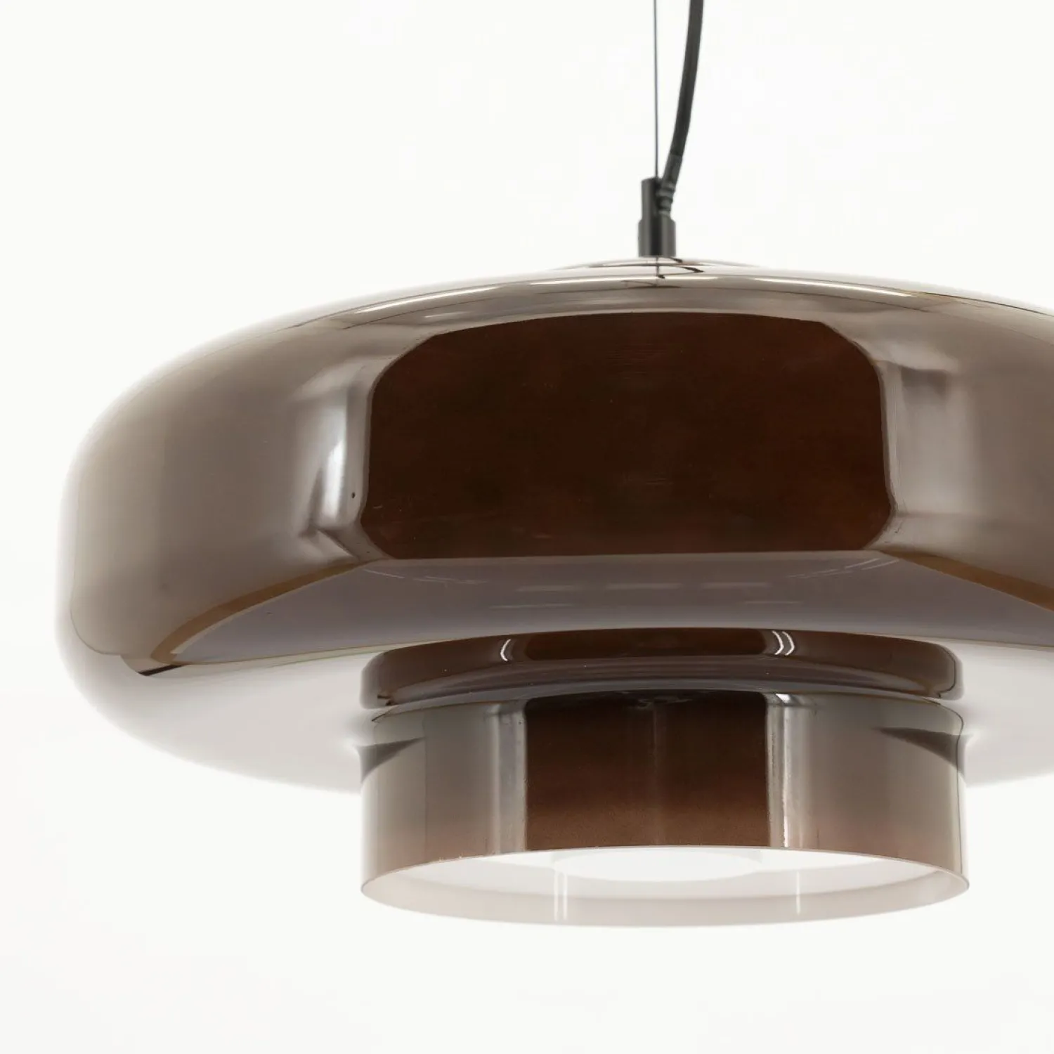 Moderne Hanglampen|Moderne Hanglampen-By Boo Vetro Hanglamp Bruin