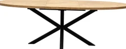 Uitschuifbare Eettafels|Ovale Eettafels-Trendhopper Viano Eettafel Mango