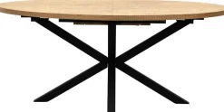 Uitschuifbare Eettafels|Ovale Eettafels-Trendhopper Viano Eettafel Mango