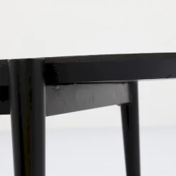 Houten Salontafels|Ovale Salontafels-Trendhopper Viby Salontafel Zwart