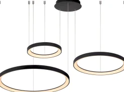 Moderne Hanglampen|Moderne Hanglampen-Lucide Vidal Hanglamp Zwart