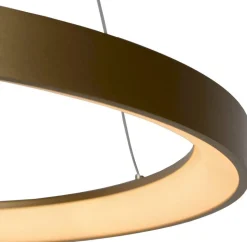 Design Hanglampen|Design Hanglampen-Lucide Vidal Hanglamp Goud