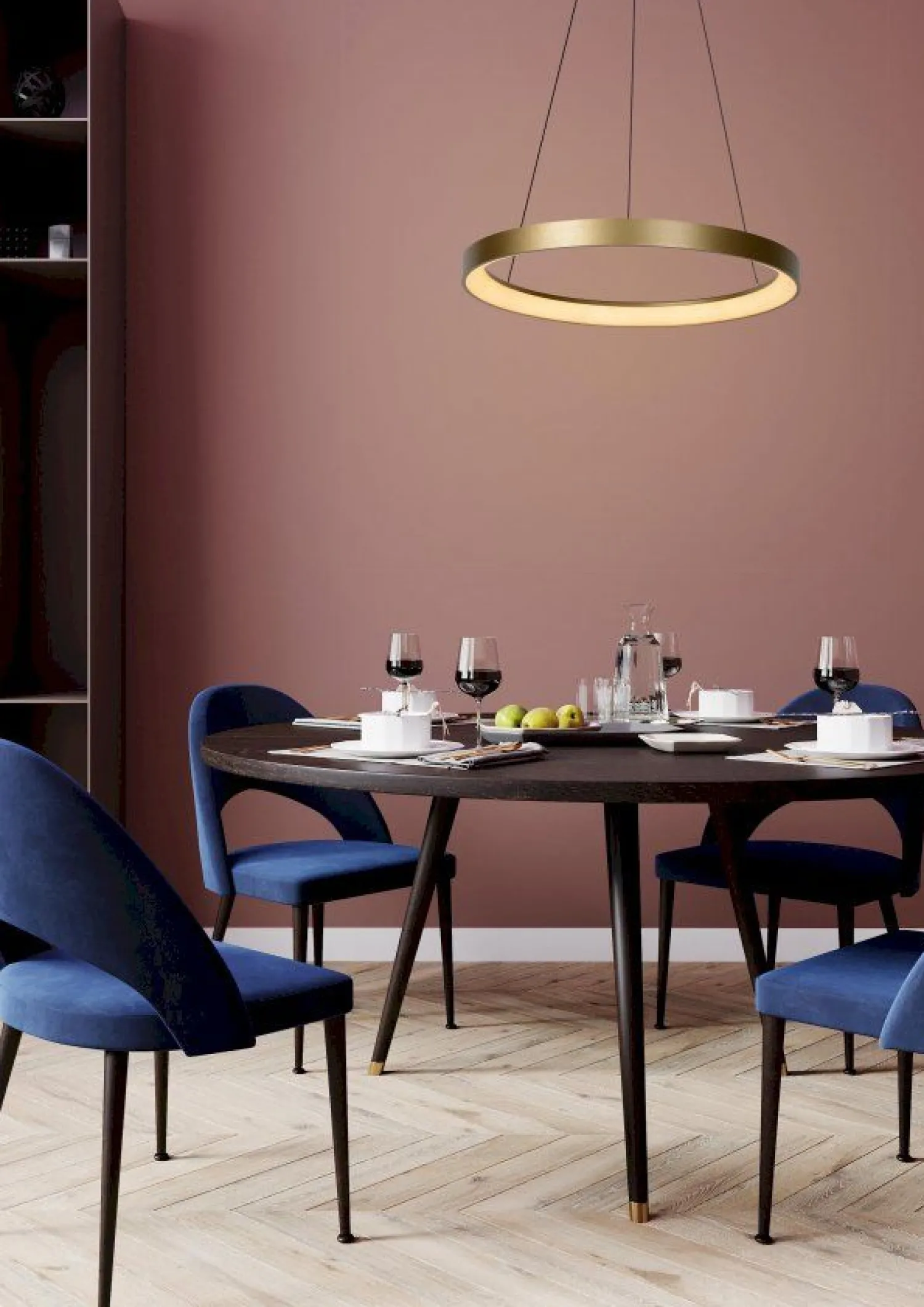 Design Hanglampen|Design Hanglampen-Lucide Vidal Hanglamp Goud