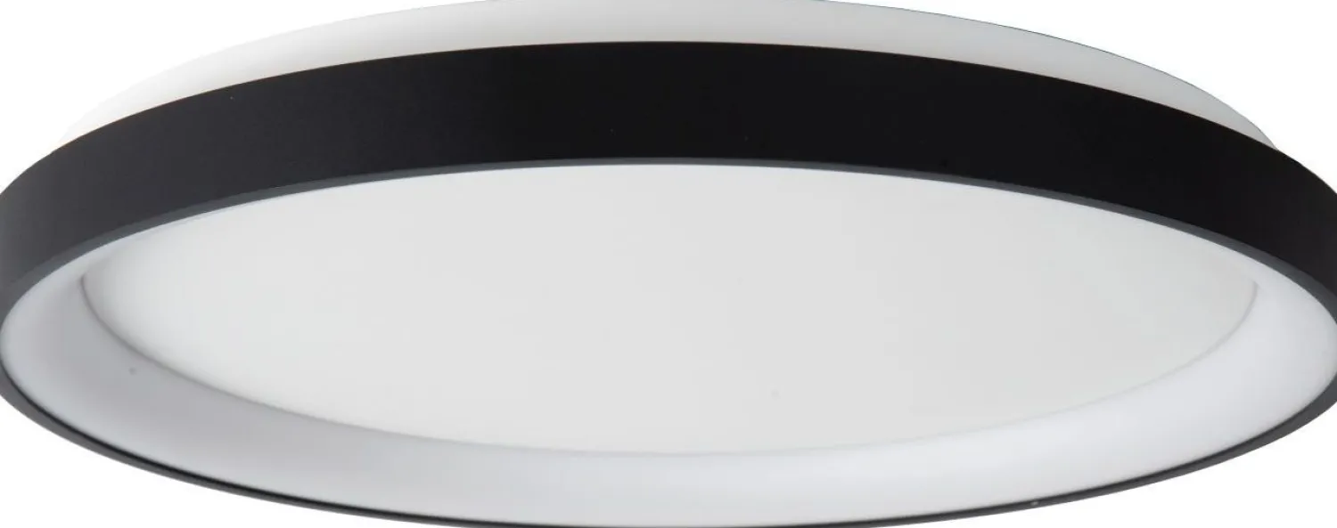 Moderne Plafondlampen|Plafondlampen-Lucide Vidal Plafondlamp Zwart