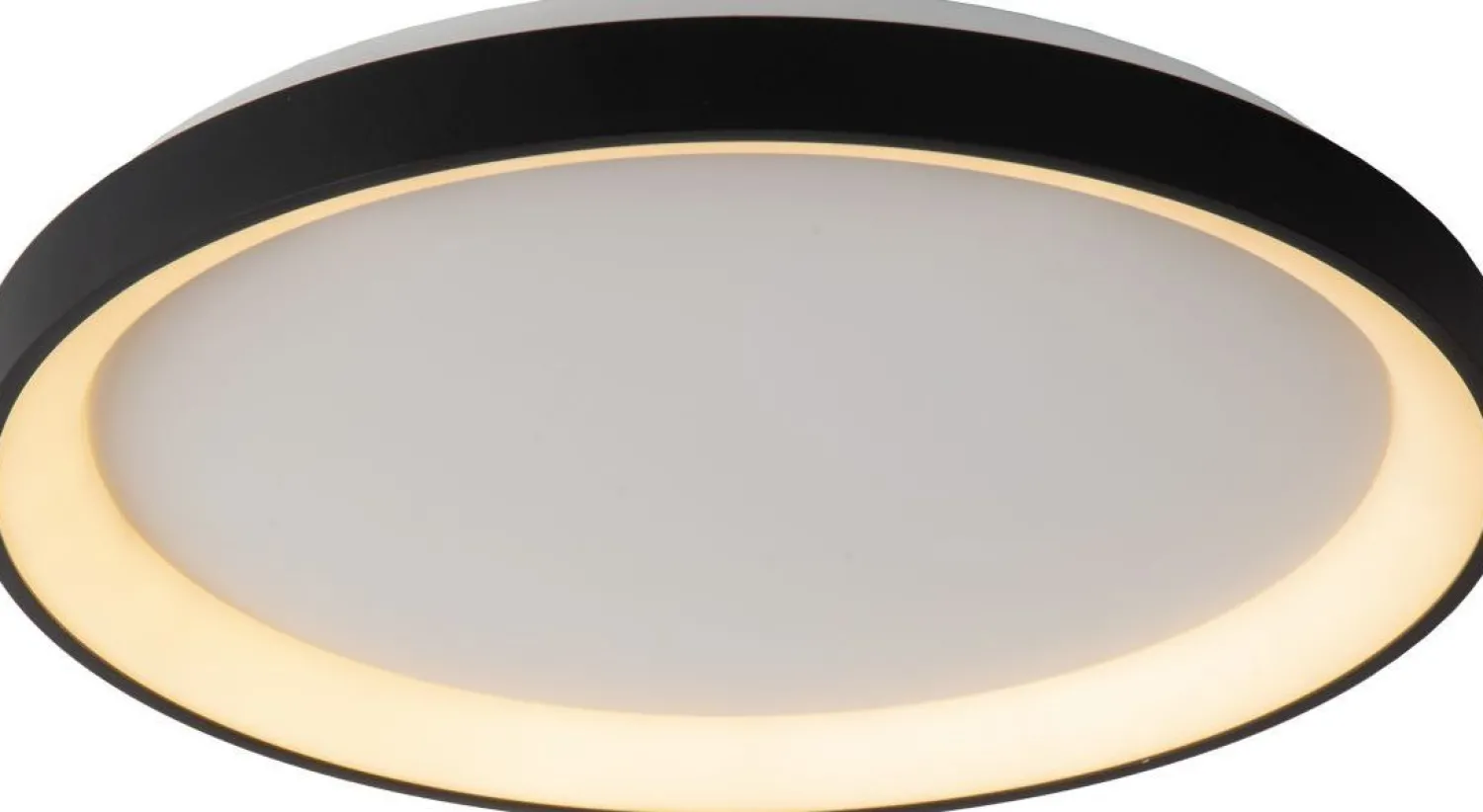 Moderne Plafondlampen|Plafondlampen-Lucide Vidal Plafondlamp Zwart