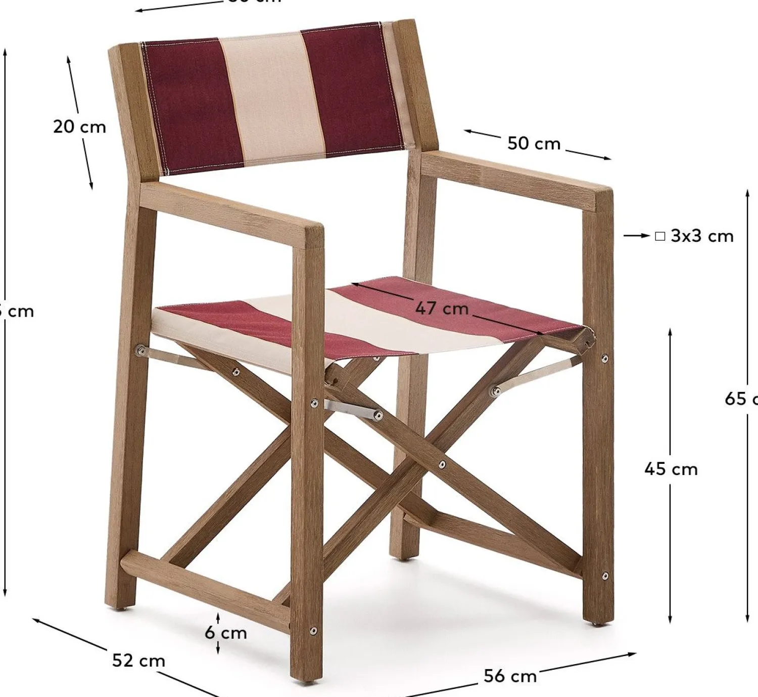 Tuinstoelen-Kave Home Vilara Tuinstoel Beige