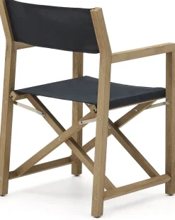 Tuinstoelen-Kave Home Vilara Tuinstoel Zwart