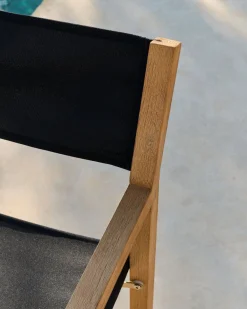 Tuinstoelen-Kave Home Vilara Tuinstoel Zwart