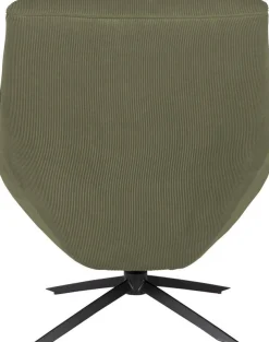 Draaifauteuils-Dutchbone Vince Fauteuil Green