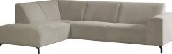 Hoekbanken-Eijerkamp Collectie Vince Links Hoekbank Shitake / Beige