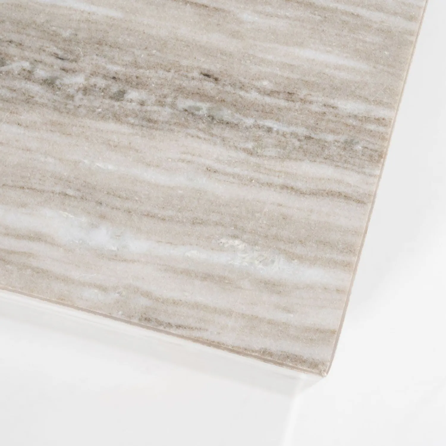 Marmeren Salontafels-Eleonora Vince Salontafel Beige, Wit