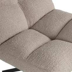 Draaifauteuils-WOOOD Vinny Draaifauteuil Sand