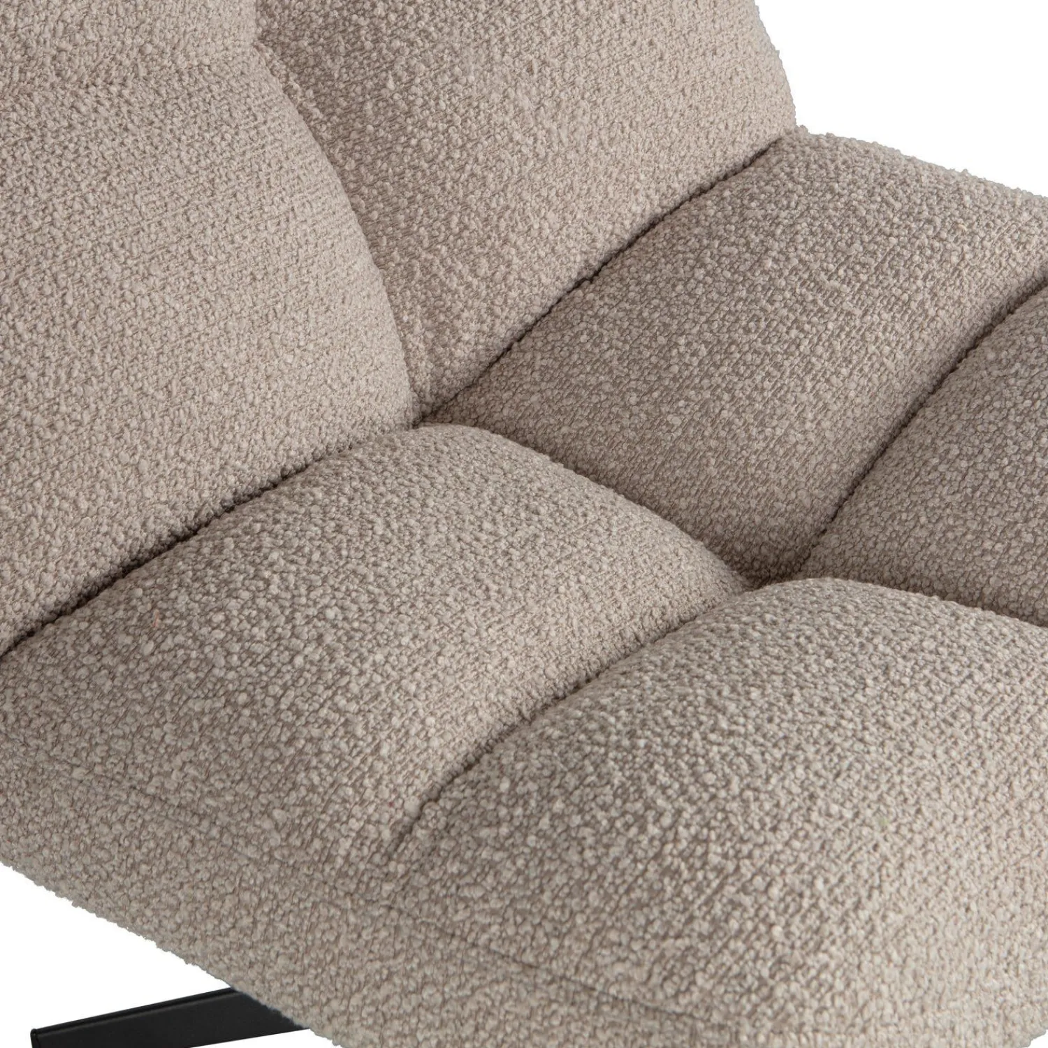 Draaifauteuils-WOOOD Vinny Draaifauteuil Sand