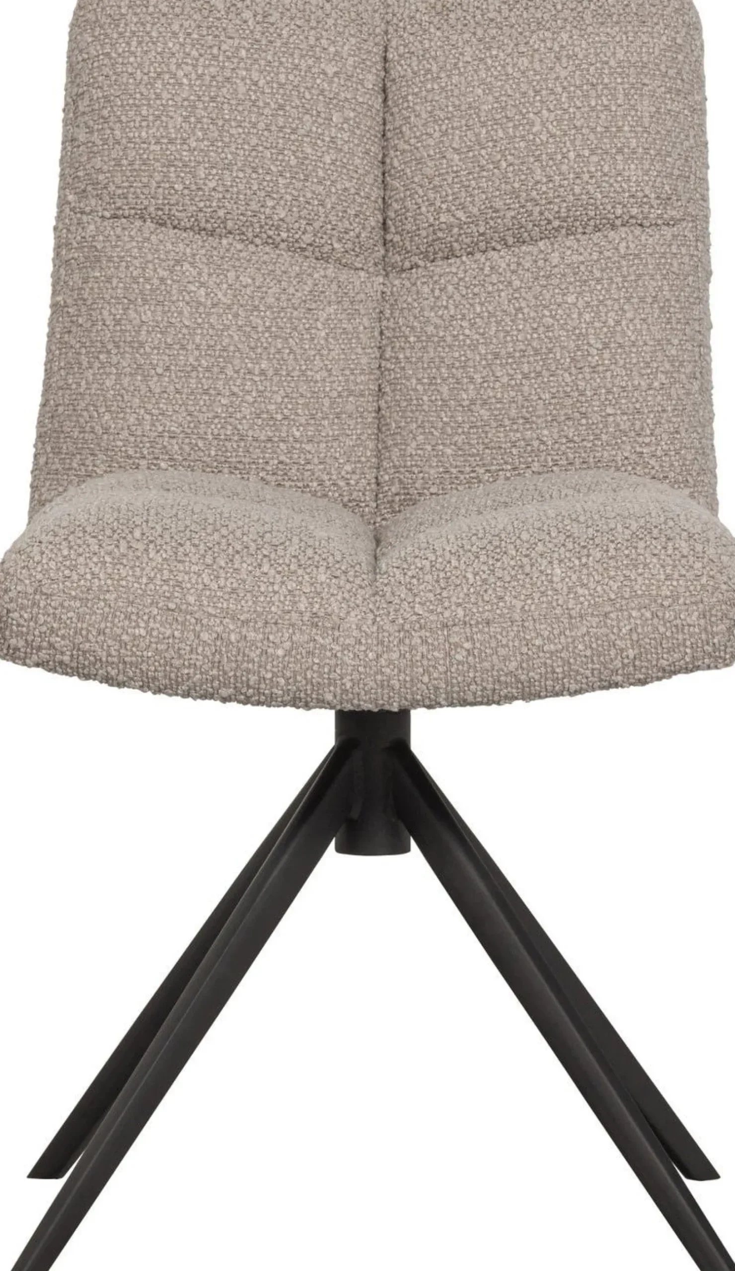 Draaibare Eetkamerstoelen|Eetkamerstoelen Zonder Armleuning-WOOOD Vinny Eetkamerstoel Sand