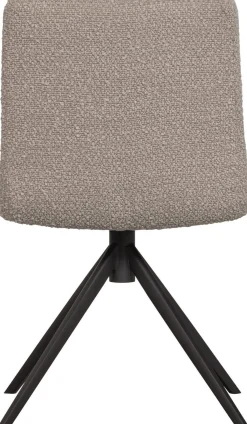Draaibare Eetkamerstoelen|Eetkamerstoelen Zonder Armleuning-WOOOD Vinny Eetkamerstoel Sand
