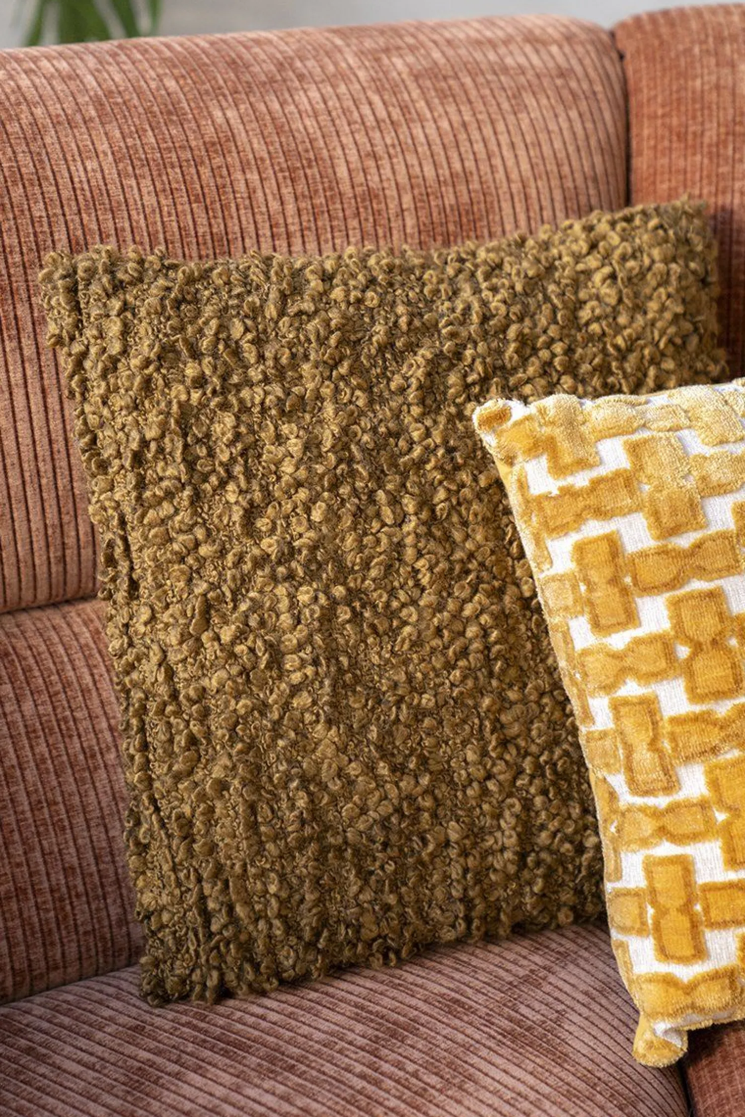 Sierkussens & Plaids-By Boo Vista Sierkussen Mustard