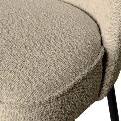 Stoffen Eetkamerbanken-WOOOD Vogue Eetkamerbank Beige