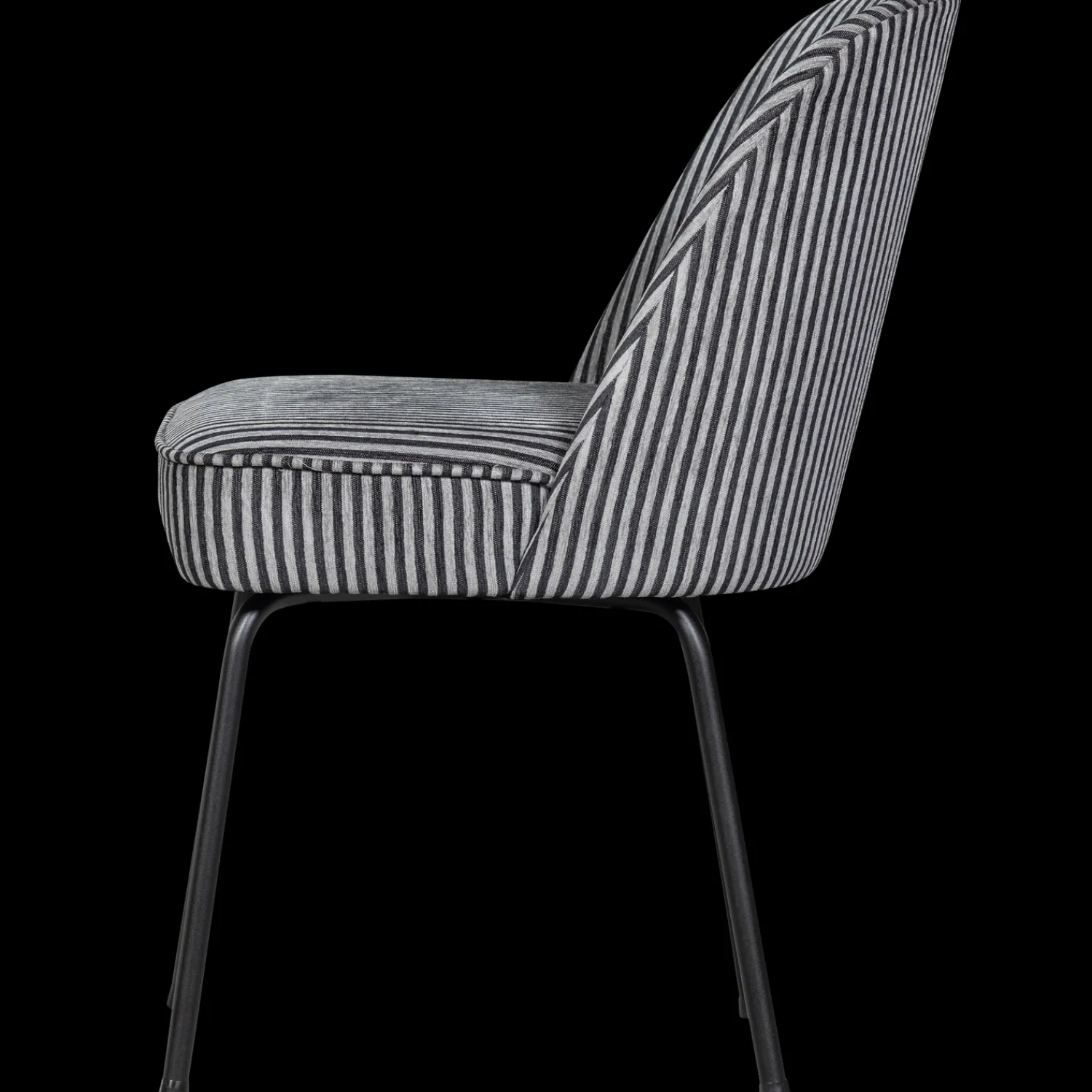 Eetkamerstoelen Zonder Armleuning-WOOOD Vogue Eetkamerstoel Black, Grey