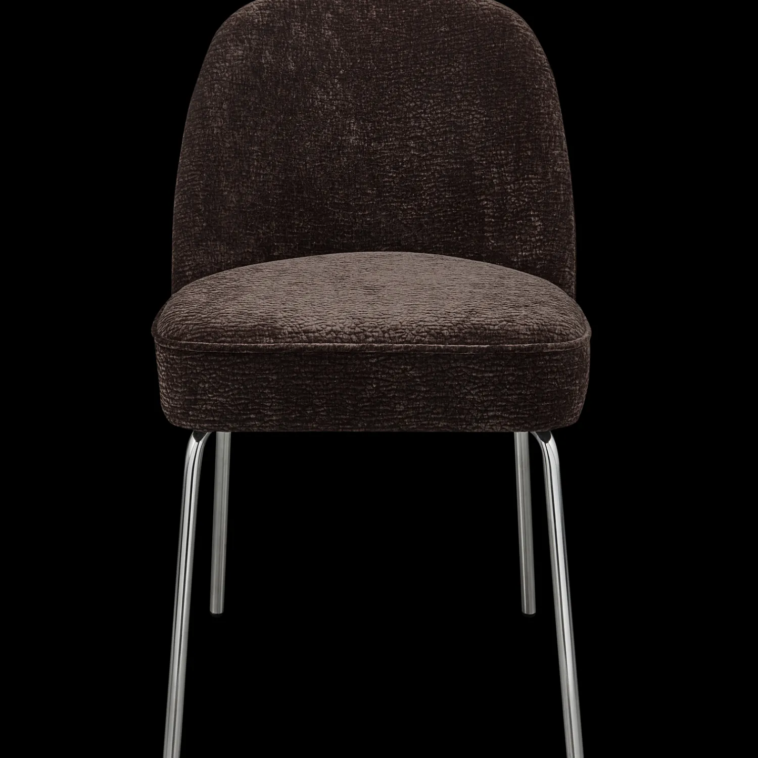Eetkamerstoelen Zonder Armleuning-WOOOD Vogue Eetkamerstoel Dark Brown