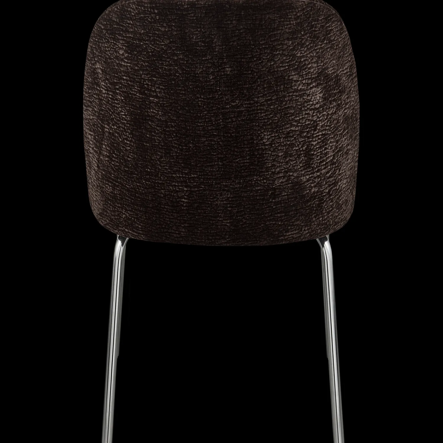 Eetkamerstoelen Zonder Armleuning-WOOOD Vogue Eetkamerstoel Dark Brown