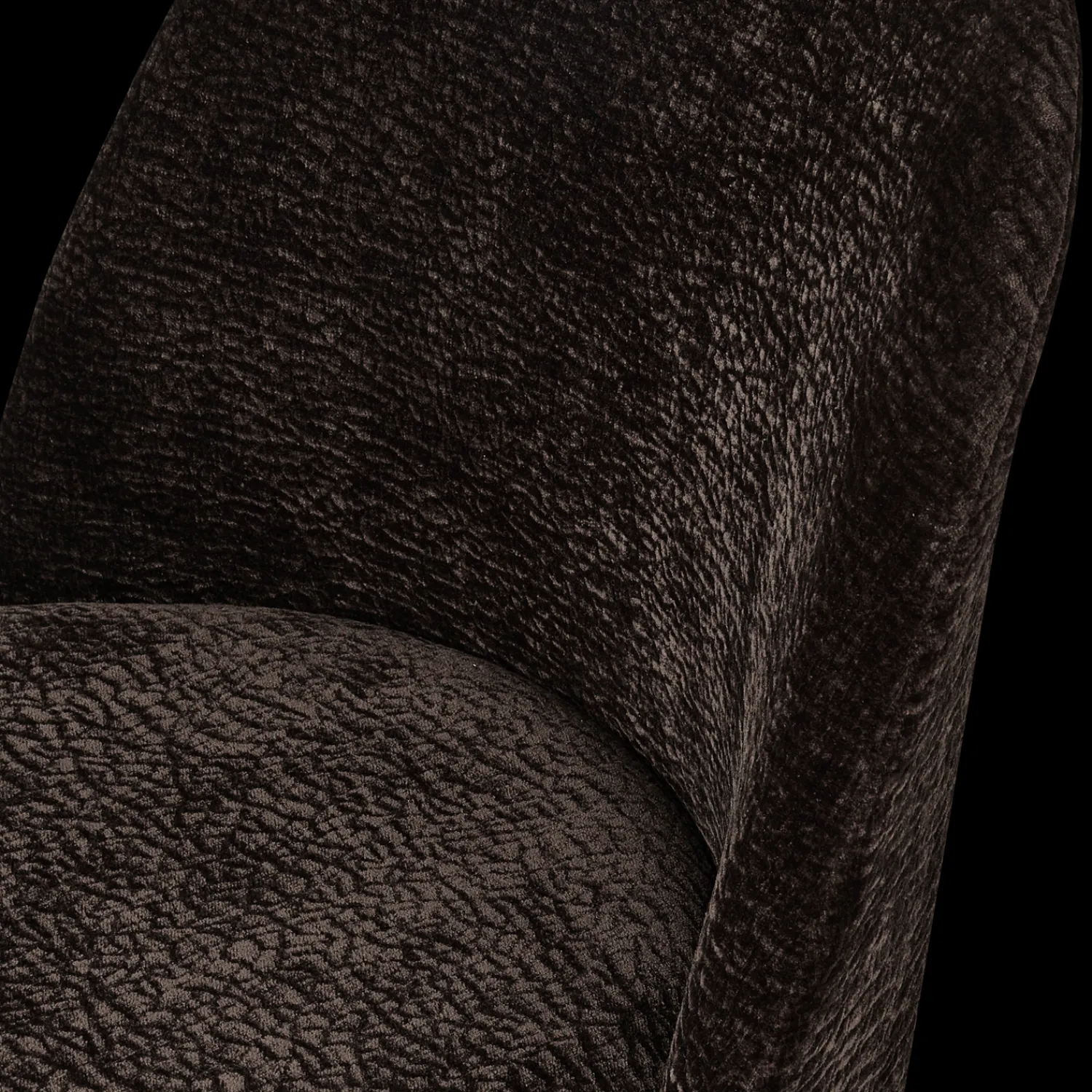 Eetkamerstoelen Zonder Armleuning-WOOOD Vogue Eetkamerstoel Dark Brown