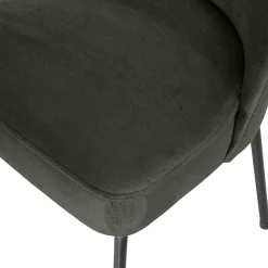 Eetkamerstoelen Zonder Armleuning-WOOOD Vogue Eetkamerstoel Dark Green