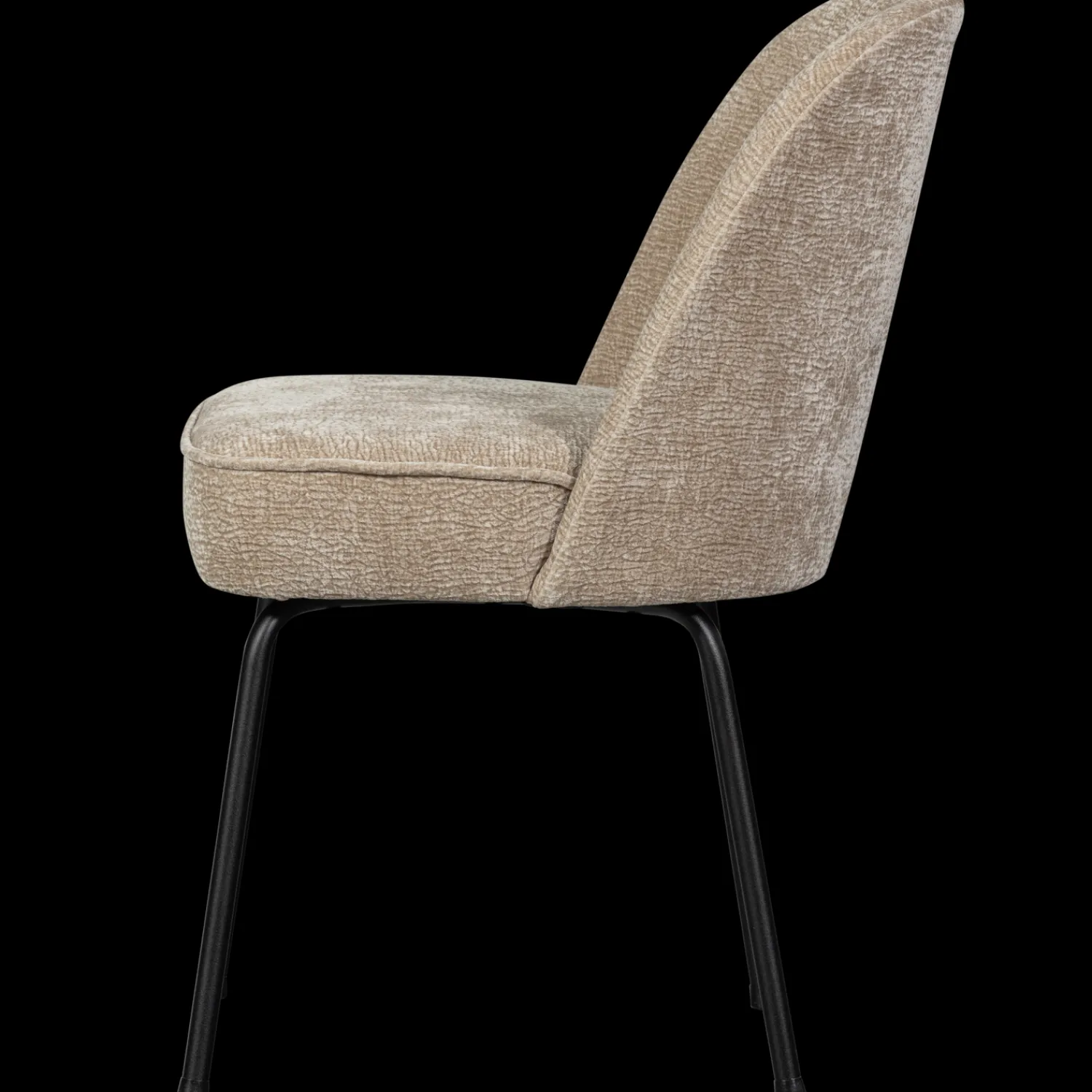 Eetkamerstoelen Zonder Armleuning-WOOOD Vogue Eetkamerstoel Sand