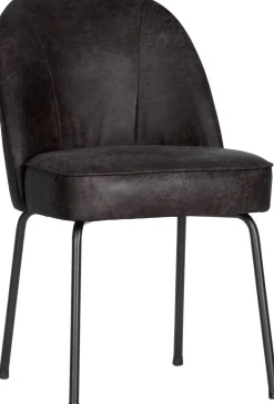 Eetkamerstoelen Zonder Armleuning-WOOOD Vogue Eetkamerstoel Zwart