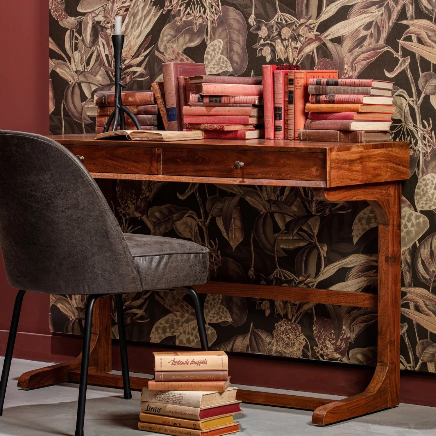 Eetkamerstoelen Zonder Armleuning-WOOOD Vogue Eetkamerstoel Zwart