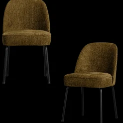 Eetkamerstoelen Zonder Armleuning-WOOOD Vogue Eetkamerstoel Brass