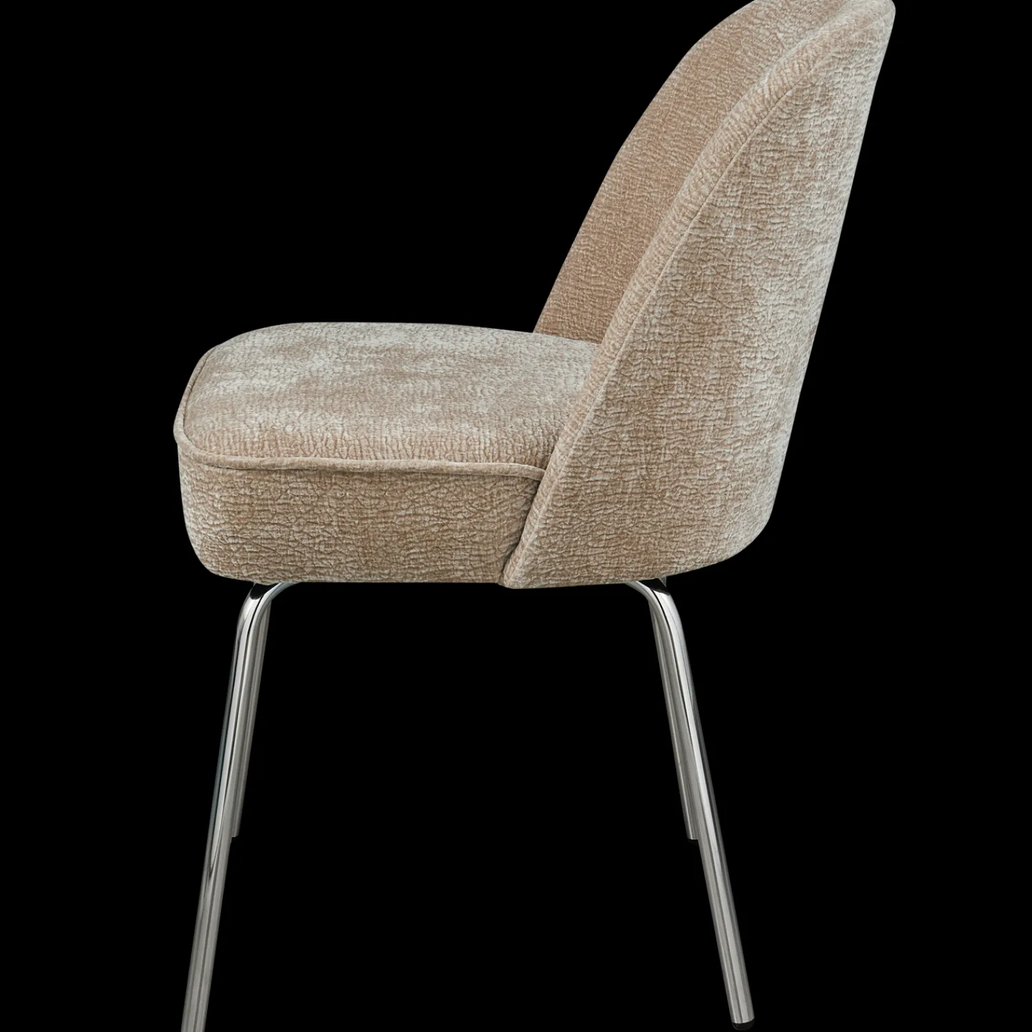 Eetkamerstoelen Zonder Armleuning-WOOOD Vogue Eetkamerstoel Sand