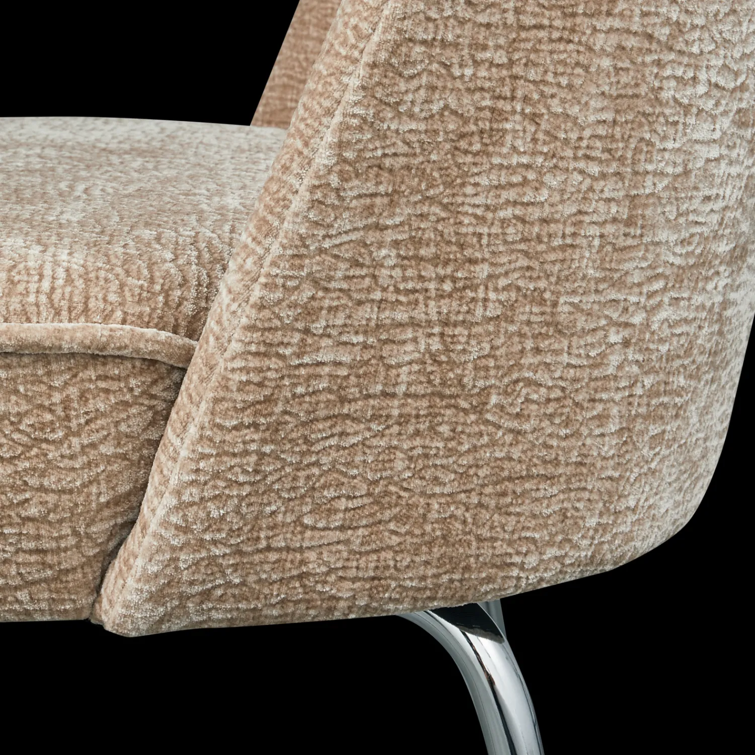 Eetkamerstoelen Zonder Armleuning-WOOOD Vogue Eetkamerstoel Sand