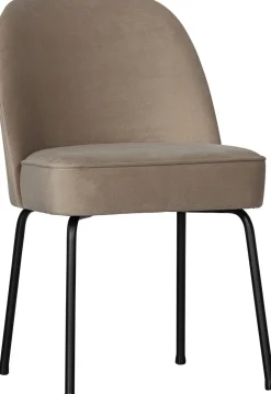 Eetkamerstoelen Zonder Armleuning-WOOOD Vogue Eetkamerstoel Khaki